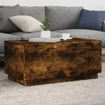 Couchtisch Mit Led-leuchten R&auml;uchereiche 90x50x40 Cm - Vidaxl