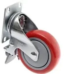 To-5137956 Lenkrolle 100 Mm Mit Feststellbremse Und Anschraubplatte...
