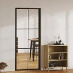 Vidaxl - Innent&uuml;r Esg Glas Und Aluminium 83x201,5 Cm Schwarz