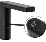 Rea - Waschbeckenarmatur Amar Lcd Schwarz Niedrig