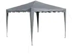 Dema - Pavillon Gartenpavillon Faltpavillon 3x3m Grau Garten Partyzelt