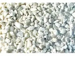 Marmorsplitt 25kg 9-12mm Zierkies Weiss Naturstein Kies Gartendekoration