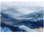 Moderne Fototapete Marmor Gold Abstrakt &ndash; Gro&szlig;format Wandtapete 250x175 Cm &ndash;