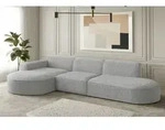 Ecksofa Designersofa Palma In Stoff Ascot Toffee Ottomane Links