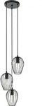 Eglo 3er Pendelleuchte Newtown Schwarz &Oslash; 38 Cm E27, Max. 60 W Pendelleuchte