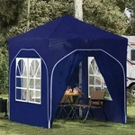 Vidaxl Pop-up Party Tent 192 X 192 X 245 Cm Blue