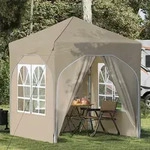 Vidaxl Pop-up Party Tent 192 X 192 X 245 Cm Cream