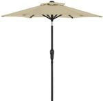 Doppler Mittelstockschirm "life Lift" &Oslash;180 Cm, Sand, Bezug Aus 100% Polyester,