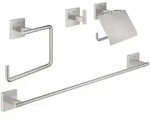 Quickfix - Start Cube - 4-in-1 Badezimmer-accessoire-set - Supersteel Finish 41115dc0
