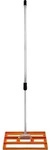 Monster Shop - Rasenrakel 50cm Levelingrake Rasen Rakel Rake Stahl Orange 1.9m