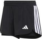 Adidas Pacer 2in1 Trainingsshorts F&uuml;r Damen, Schwarz, Kd9742, Gr&ouml;&szlig;e M