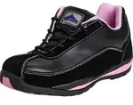 Damen-trainer S1p Hro Farbe: Schwarz/rose Gr&ouml;&szlig;e 36 - Portwest