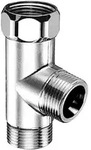 T-st&uuml;ck F&uuml;r Na- Und Sp&uuml;ltischventile, Dn 20 3/4', Chrom - Schell