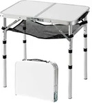 Relaxdays Campingtisch, Klappbar, H&ouml;henverstellbar, Hxbxt:60x60x40 Cm,...