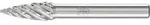 Pferd Tools Hartmetall Hochleistungsfr&auml;sstift Steel Spitzbogen Spg &Oslash; 08x20mm
