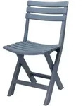 2.04 Klappstuhl Aus Stabilem Kunststoff - Blau/grau - 042050030