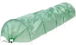 Ecd Germany - 2x Folientunnel Pflanztunnel 300x55x35 Cm 3m Transparent/gr&uuml;n