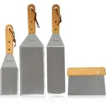 4-teiliges Edelstahl Pfannenwender Set Mit Winkelpaletten Grillspachtel -...