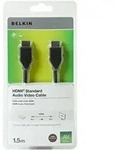 Belkin Hdmi Standard Audio Video Kabel 4k/ultrahd Compatible 1,5m Kabel Und Adapter