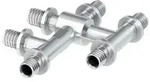 Tece - Flex Kreuzungsfitting, Messing Vernickelt, 718502