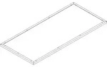 Kgt Schneckenkante F&uuml;r Kgt (aluminium) Hochbeete "130", Aluminium Blank, 1,21 X 0,91