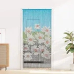 Vidaxl Insect Door Curtain Multicolor 200 X 100 Cm Bamboo