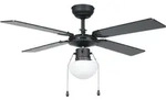 Deckenventilator Fortaleza, 4 Fl&uuml;gel Ventilator Mit Zugkette, Beleuchtung Und...