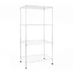 Metallregal Rocky Pulverbeschichtet Wei&szlig; 5 B&ouml;den 55 X 35 X 140 Cm
