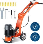 Elektrischer Betonbodenschleifer, 7 Zoll, Handgef&uuml;hrter Schleifer, 2,0 Ps,