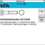 Sechskantschraube Iso 4014 M.schaft M 10 X 60 A 2 (- 70)