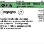 Gewindefurchendeschraube R 88204 Liko M.innensechsrund 3 X 10 -t10 Stahl Geh&auml;rtet