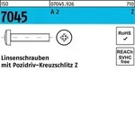 Flachkopfschraube Iso 7045 M.kreuzschlitz-pz M 1,6 X 3 -z A 2