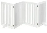Absperrgitter, H X B: 70 X 206,5 Cm, 4 Panel, Faltbar, Mit F&uuml;&szlig;en, Verstellbares