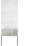 Garten Sichtschutz-leinwand Silber 50 X 140 Cm Edelstahl Vidaxl