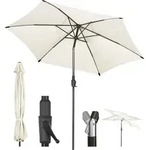 Sonnenschirm 270cm Gartenschirm Knickbar Marktschirm Mit Kurbelmechanismus, Upf...