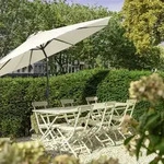 350cm Sonnenschirm Mit Kurbel Und Auto Kippen, Marktschirm F&uuml;r Terrasse,...