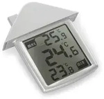 Perel - Transparentes Fenster-thermometer Mit Anzeige Der Mindest- Und