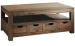 Couchtisch Sheesham 120x70x50 Grau Ge&ouml;lt Nature Grey 33