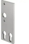 Amf - Kurzschild 497dz Mit 2 Pz-lochungen, Eckig, 156 X 62 X 7 Mm, Silber...