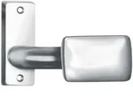 Amf - Knopfkurzschild 485 Gekr&ouml;pft, Fest, 87 X 32 X 7mm,knopf 65x44mm,silber Elox.