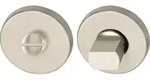 Marchesi Wc - Rosette &Oslash; 52, H: 10 Mm, Schlitzkopf U. Drehknopf, Edelstahl Matt