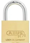 Abus Vorhangschloss Messing 75/50 Vs. Je 5 Schl&uuml;ssel