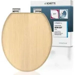 Sch&uuml;tte - Mdf Wc-sitz Natural Wood, Mit Absenkautomatik