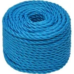 Arbeitsseil Blau 16 Mm 50 M Polypropylen Vidaxl