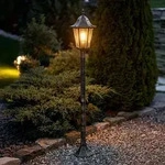 Au&szlig;enleuchte Wegeleuchte Gartenleuchte Ip44 Bronze Alu-druckguss E27 H 122 Cm