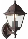 Wandleuchte Brilliant Nissie Au&szlig;enbereich Oxidiertes Schwarz E27 60 W