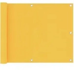 Balkon-sichtschutz Gelb 75x600 Cm Oxford-gewebe Vidaxl