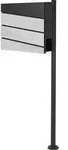 Ml-design - Ecd Germany Standbriefkasten Mit Zeitungsfach, Design Briefkasten...