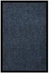 Fu&szlig;matte Gestreift Blau 80x120 Cm Vidaxl