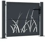 Anthrazit Gartenportal 105x80 Cm Stahl Grasdesign